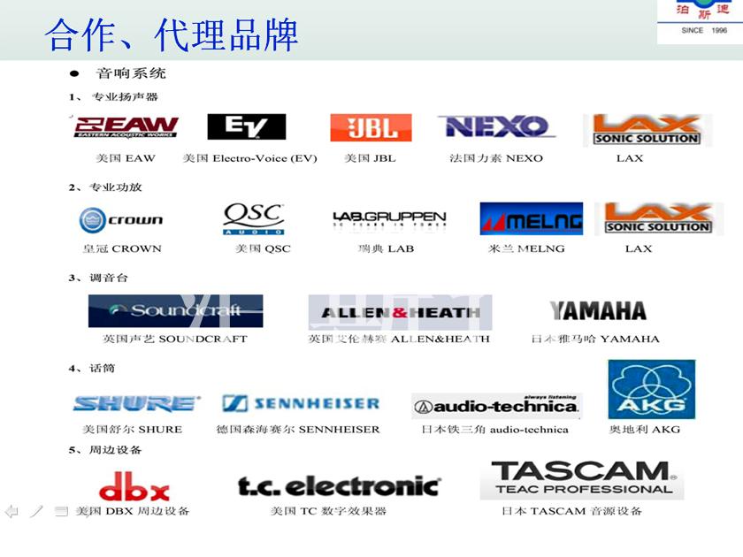 灯光音响 品牌1